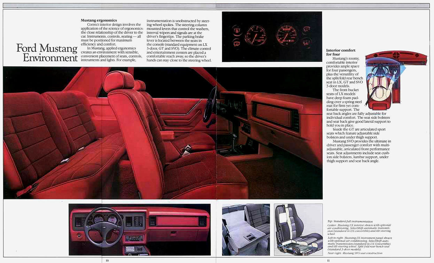 1985 Ford Mustang SVO Brochure Page 17